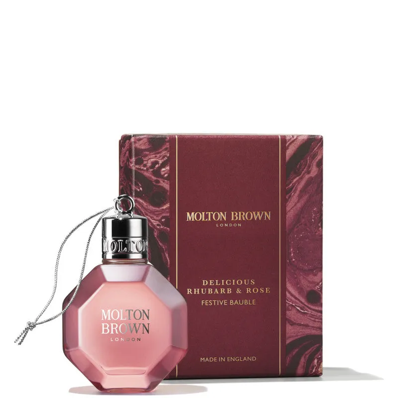 Molton Brown Delicious Rhubarb & Rose Festive Bauble 75 ML - 75 ML