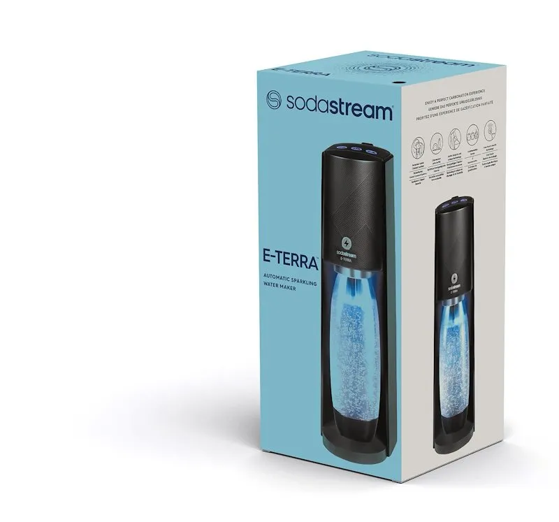 Sodastream Gasatore Elettrico E-Terra Nero
