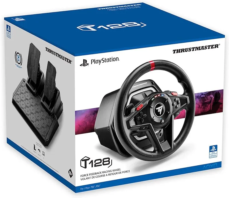 Thrustmaster Volante Force Feedback T128 Ps5 / Ps4
