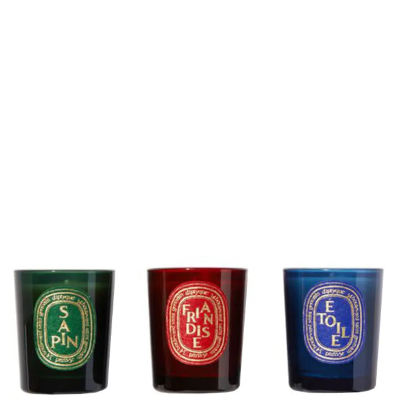 Diptyque Paris Mini Candele - Holiday Collection 2024 70 gr X 3 - 70 gr X 3
