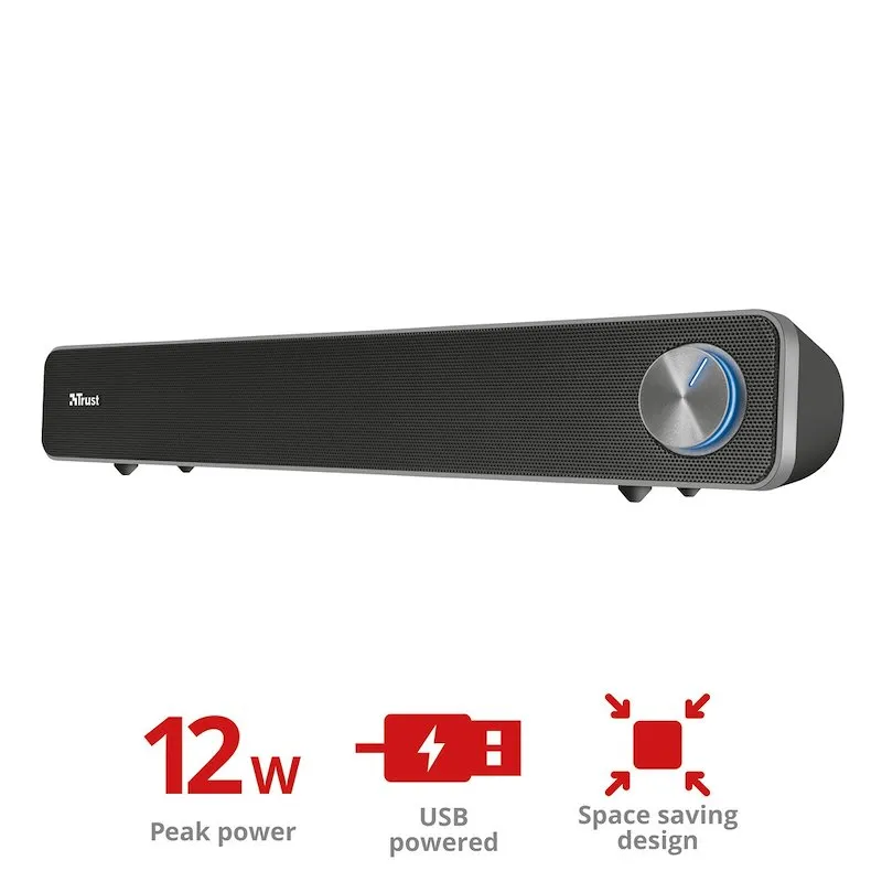 Trust Soundbar Arys Pc 22946 Black/Grey