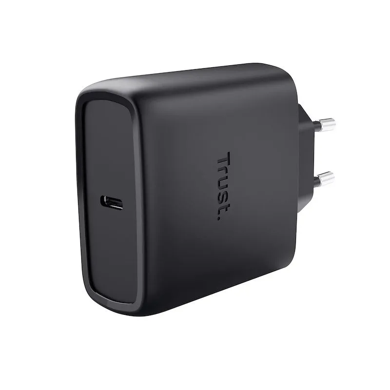 Trust Maxo Caricabatteria USB-C GaN da 65 W 25523 Black