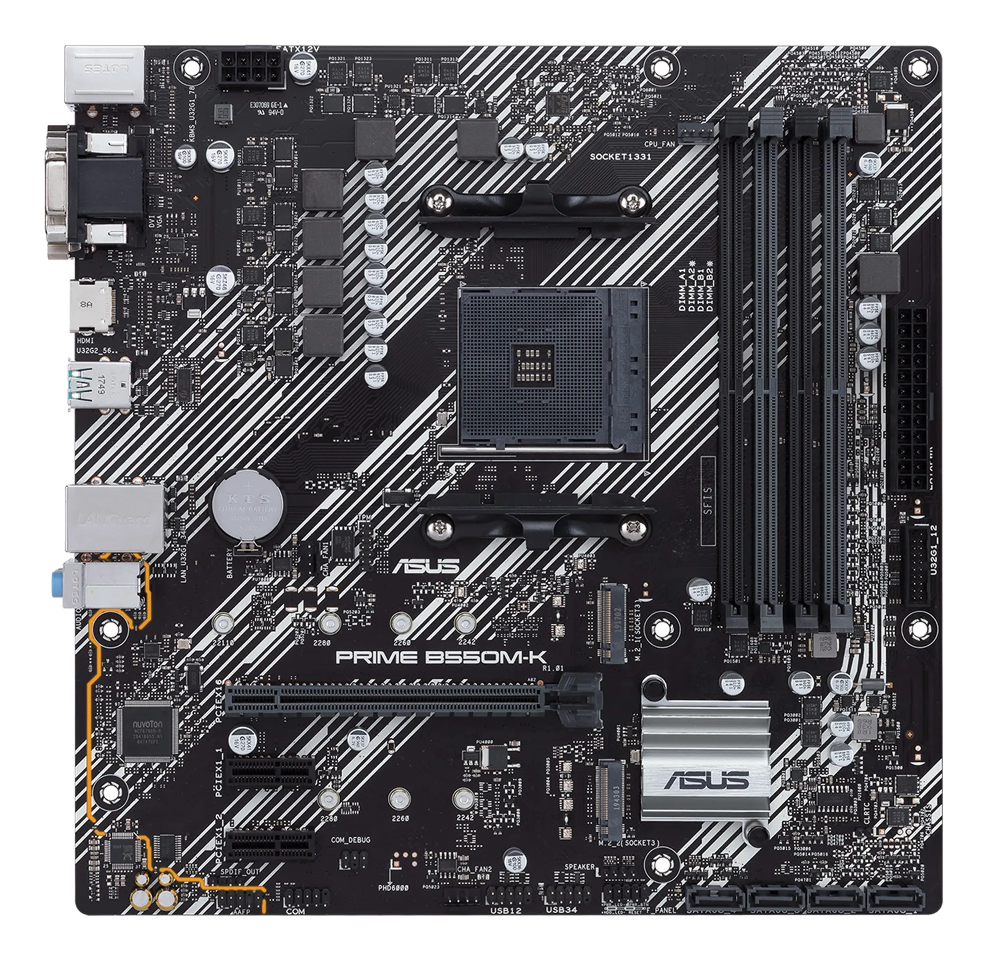 ASUS PRIME B550M-K AMD B550 Socket AM4 micro ATX