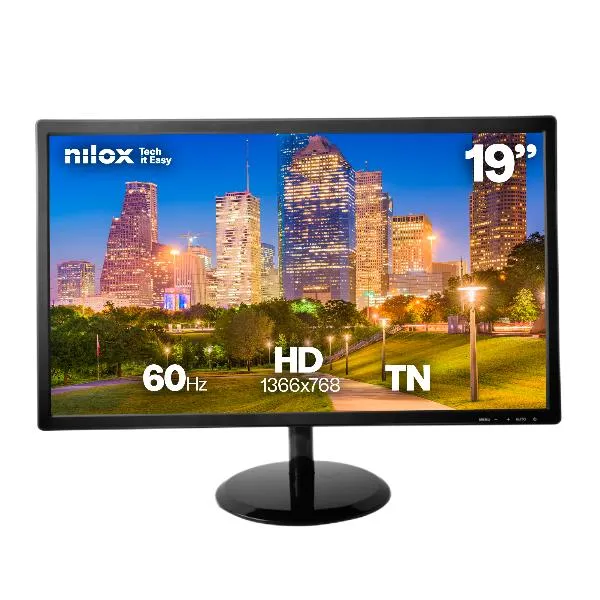 Nilox Monitor 19 Tn 60Hz Nero NXM19FHD22