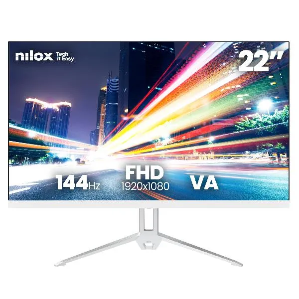 Nilox Monitor 22 Va 144Hz Bianco NXM22FHD14411W