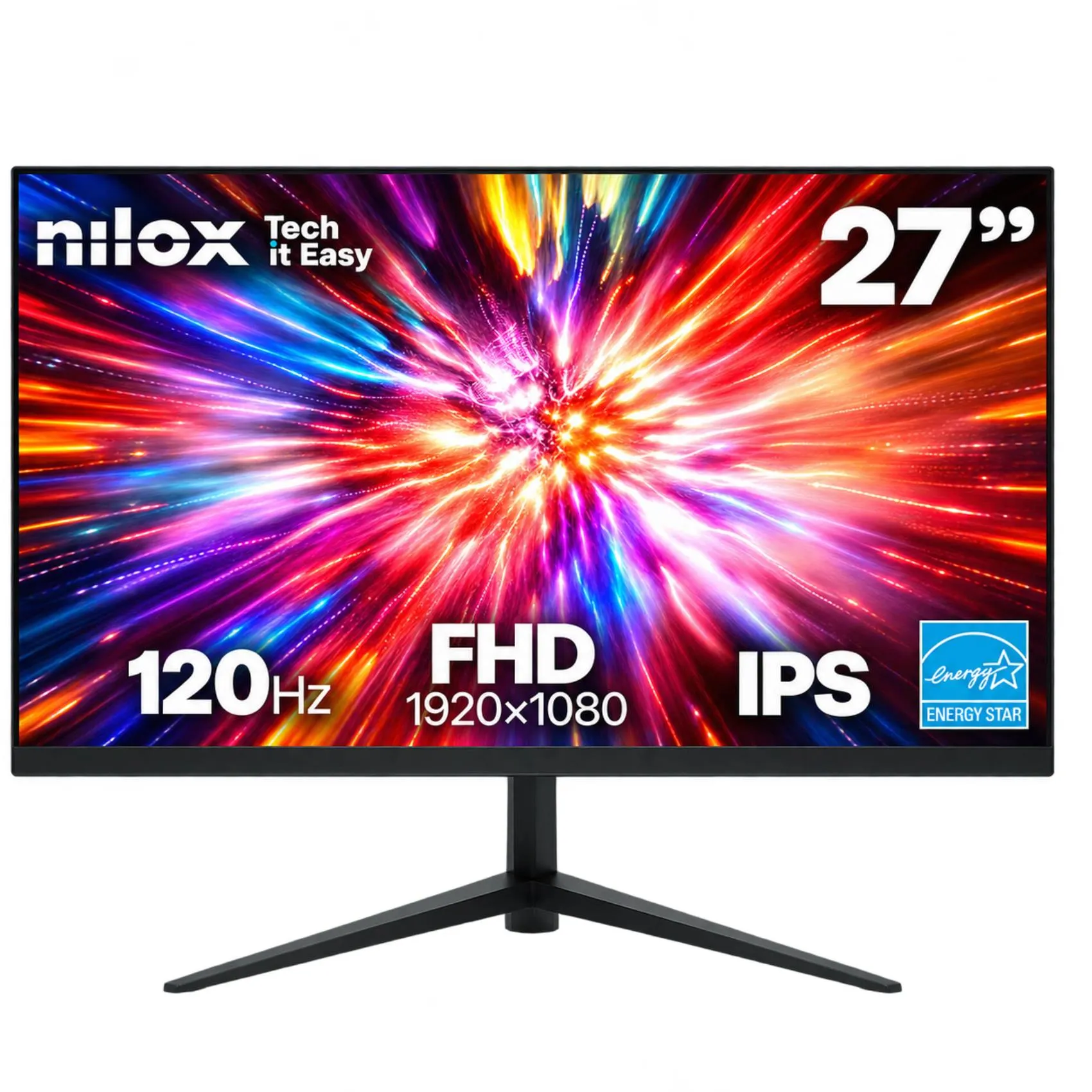 Nilox Monitor 27 Ips FHD Speaker Vga Hdmi Energy Star NXM27FHDES120