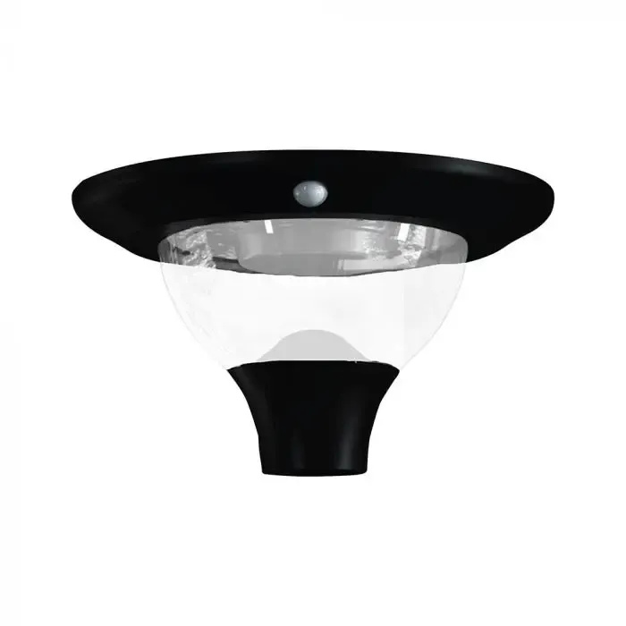 15W Led Solar Garden Light - Master Power 12000Mah 3.2V Cct: 3In1 Black Body