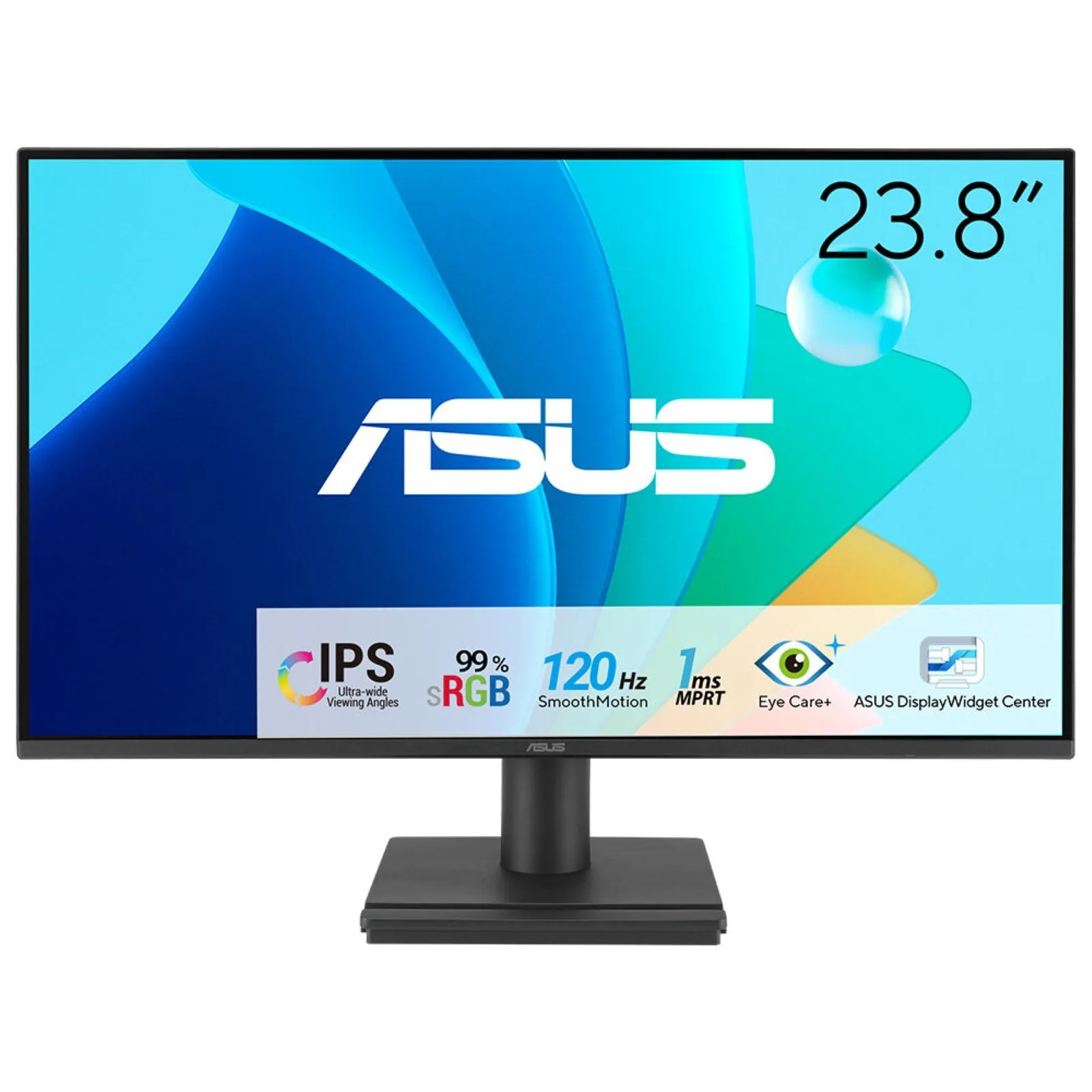 Monitor Asus 238 IPS LED FullHD 1080p 120Hz - Risposta 1ms - Angolo di visione 178° - 16:9 - HDMI - VESA 100x100 - Nero