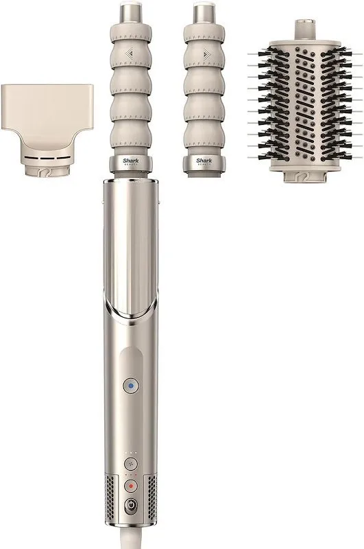 Shark Ninja Styler e Asciugacapelli FlexStyle Set 3-in-1 HD426SLEU Champagne