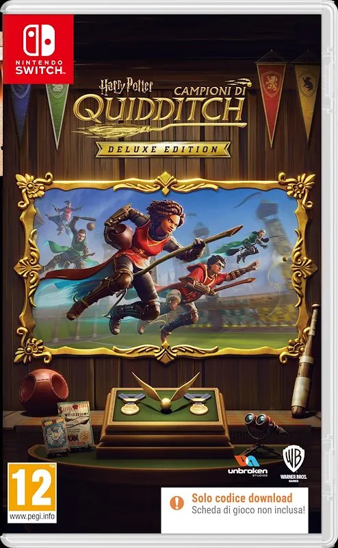Warner Bros Harry Potter: Campioni di Quidditch Deluxe Edition Switch