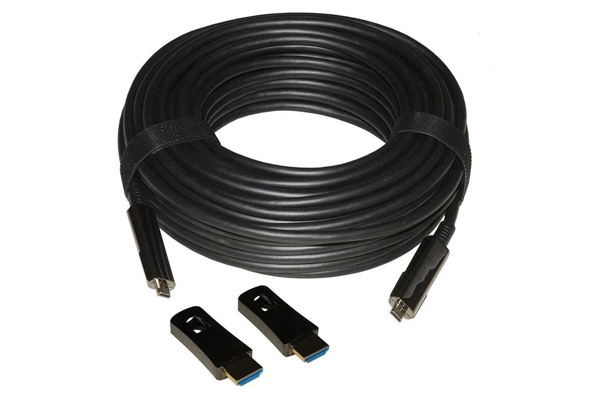 Cavo Hdmi® 2.0 Aoc Fibra Ottica Mt 15 Con Connettori Staccabili