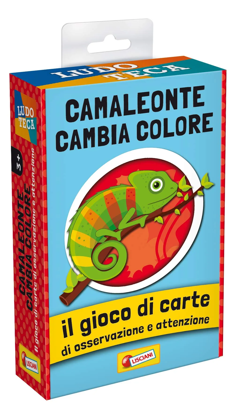 Liscianigiochi, Ludoteca Le Carte dei Bambini Camaleonte Cambia Colore Gioco di Società, 85767