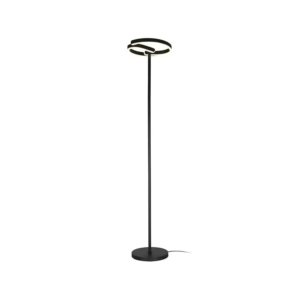 V-TAC Piantana LED 25W Cablata Decorativa in Metallo Nera Opaca H1420mm 4000K