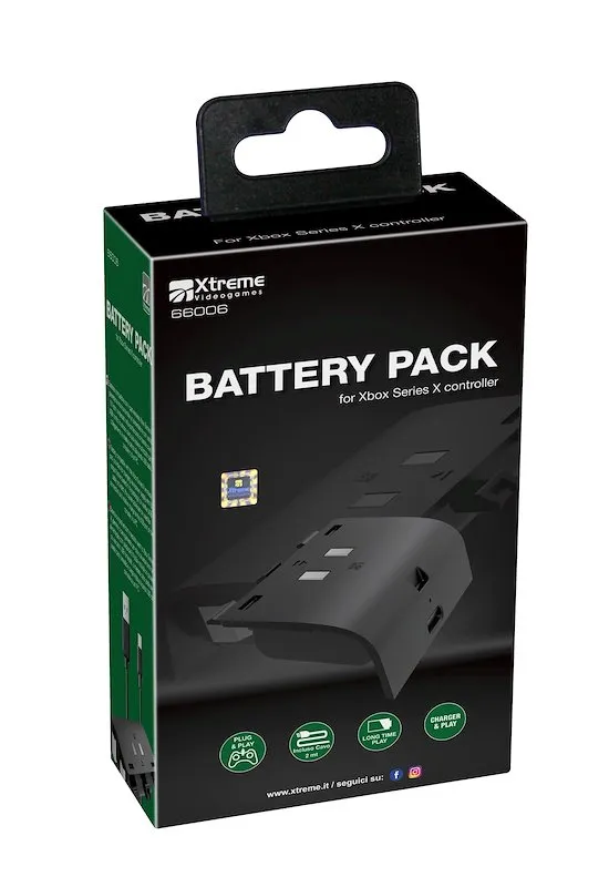 X-treme Batteria + Cavo per Joypad