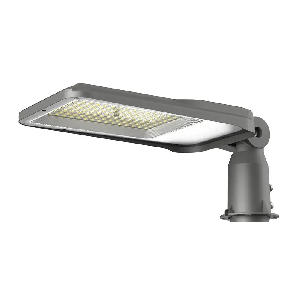 V-TAC PRO Armatura Stradale LED Chip CREE 150W 120LM/W Slim con Inclinazione Regolabile Grigia 4000K IP65