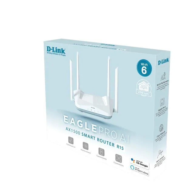 D-Link Eagle Pro Ai AX1500 Smart Router R15/E