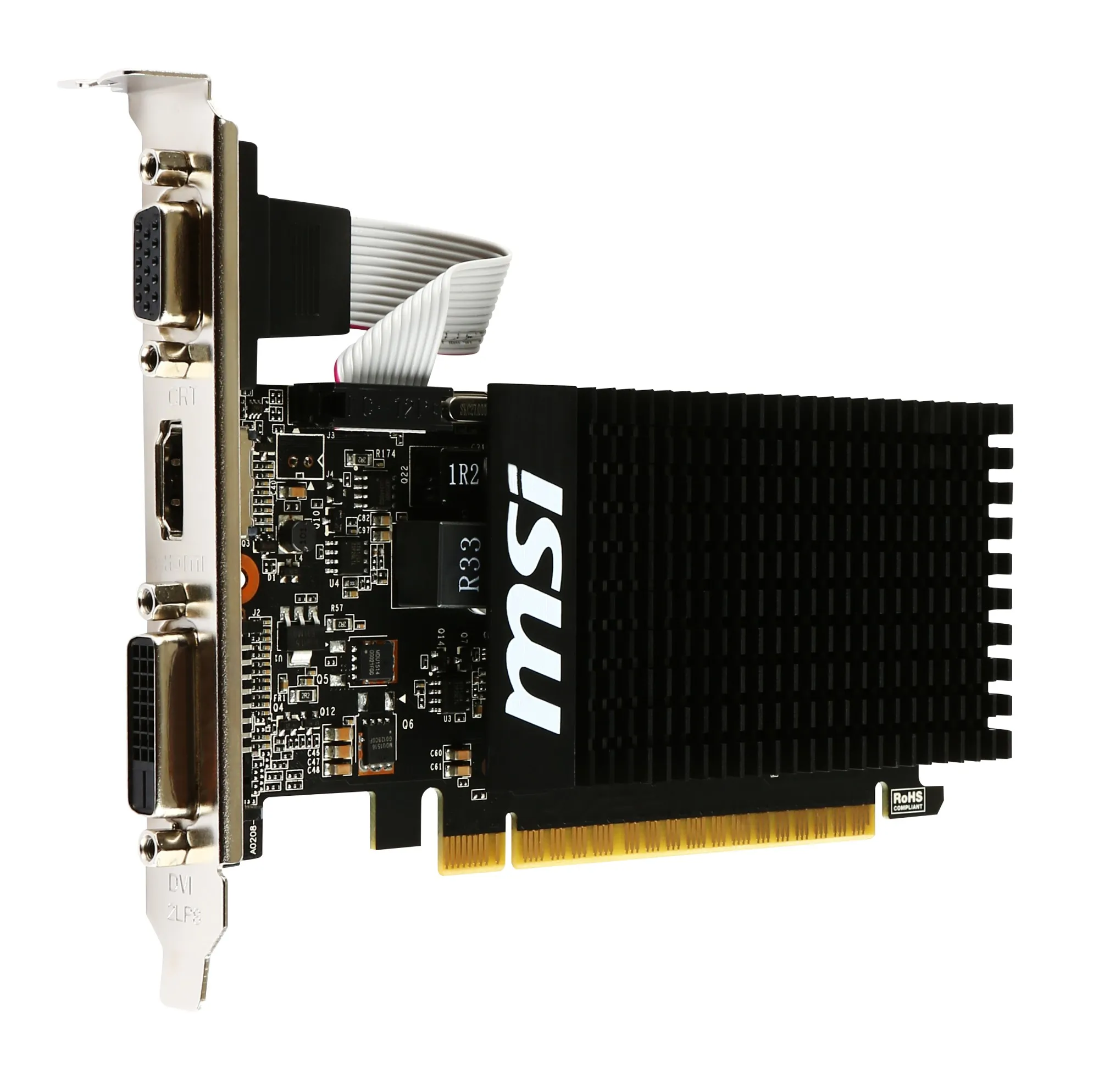 Vga Msi Nvidia Gt 710 2Gd3H Lp 2Gb Ddr3 Hdmi/Vga/Dvi