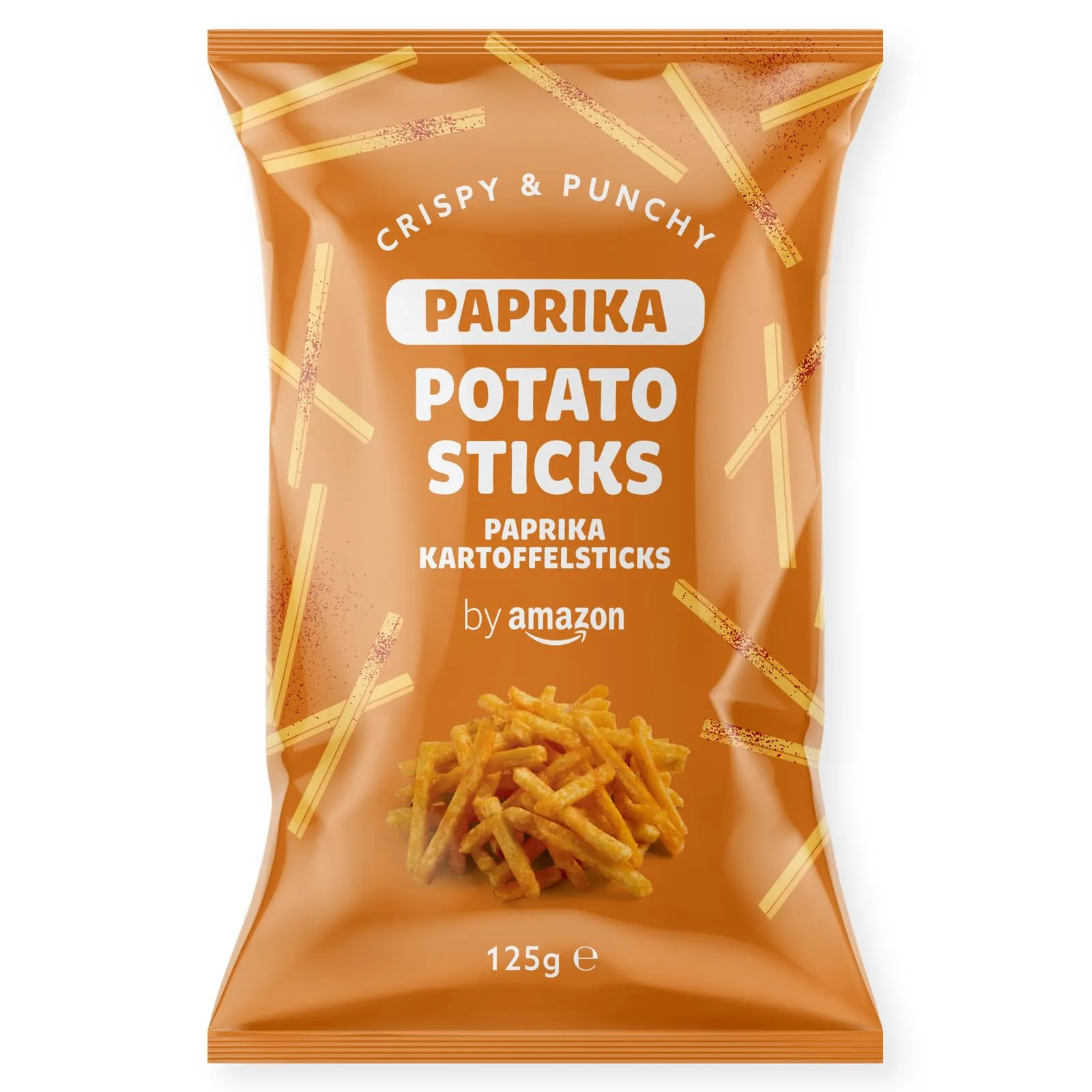 by Amazon Potato Sticks Paprika, 125g