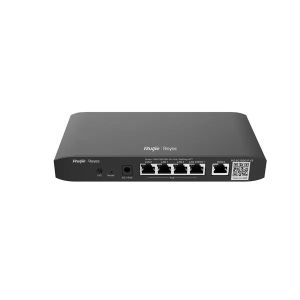 Ruijie Networks Cloud Router POE 5XGE 600MBPS 54W RG-EG105G-P-V3