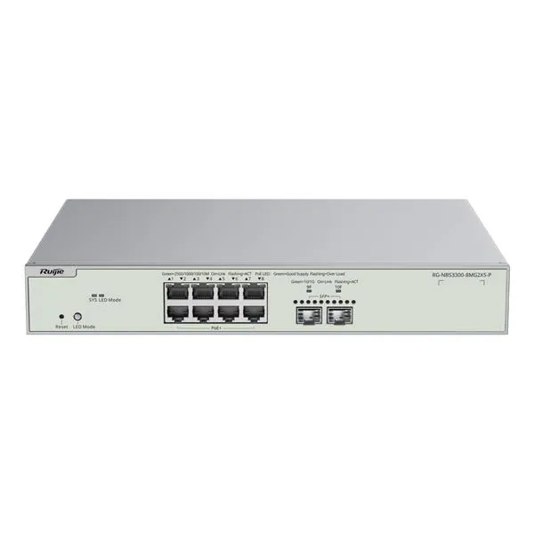Ruijie Networks RG-NBS3300-8MG2XS-P RG-NBS3300-8MG2XS-P