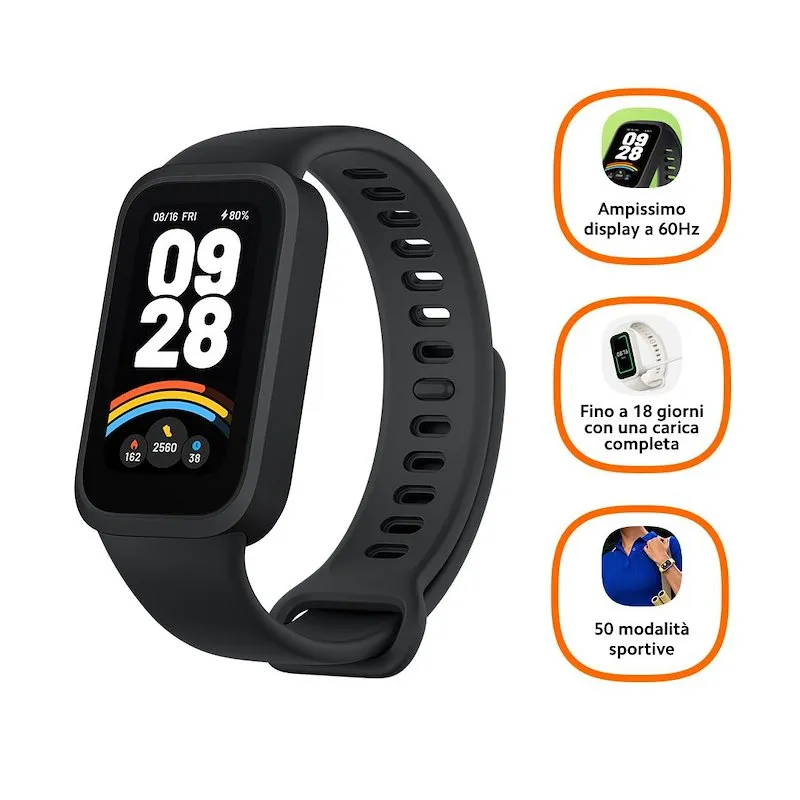 Xiaomi Smart Band 9 Active Black