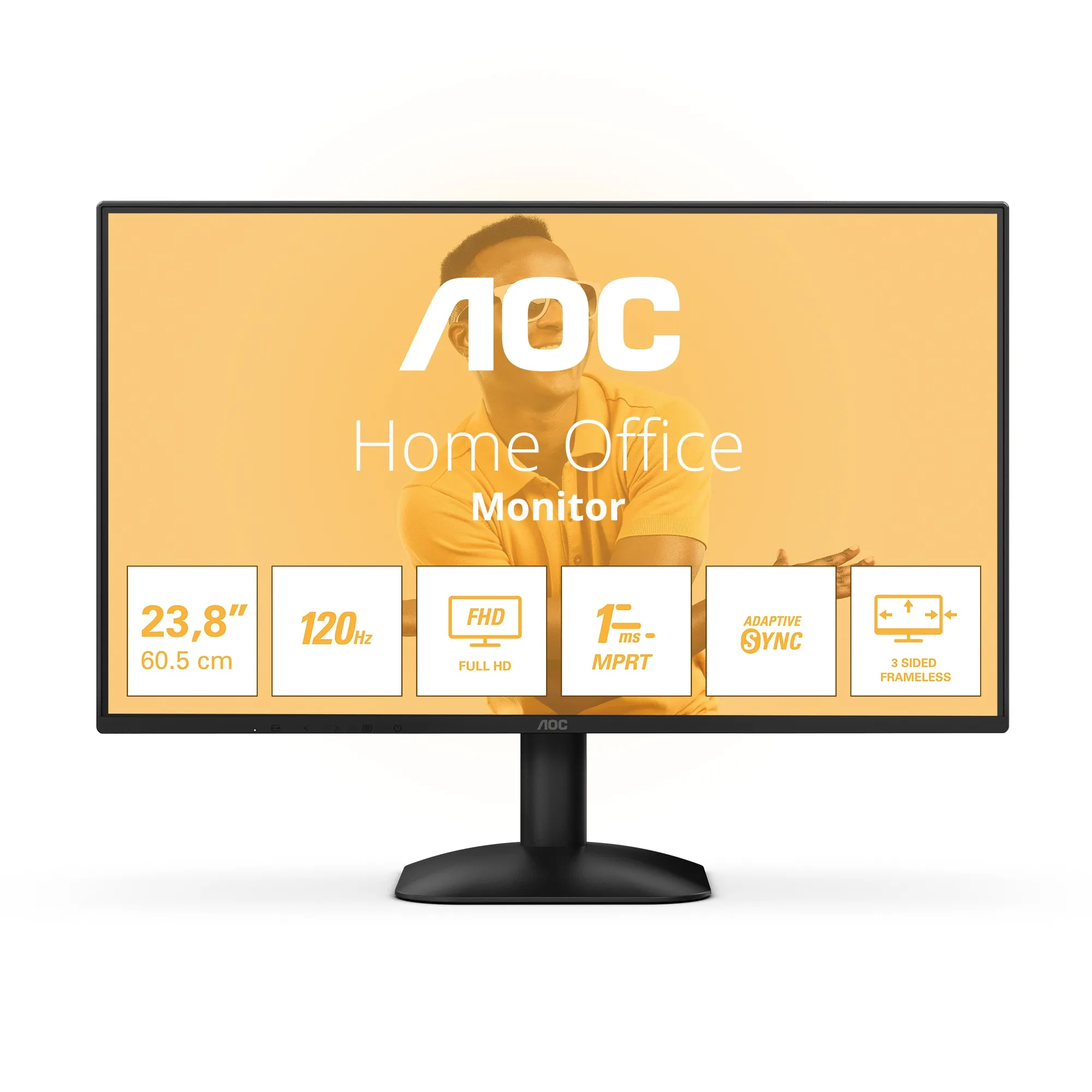 Mon 238Ips 120Hz Hdmi Vga Aoc 16:9 24B31H