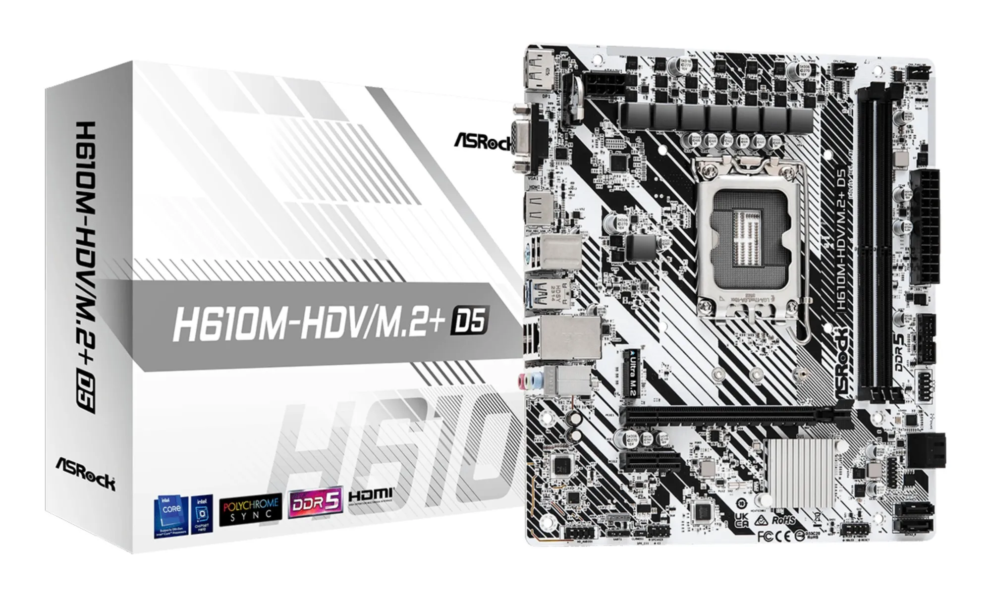 Asrock Mb Intel H610 2Ddr5
