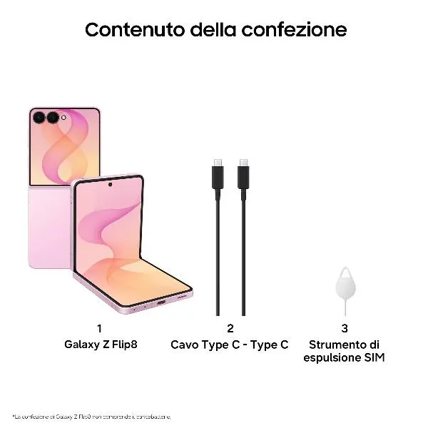 Samsung Galaxy FLIP8 12+256GB Pink SM-F776BLIGEUE