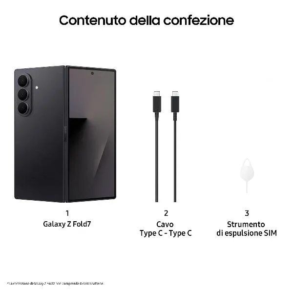 Samsung Galaxy Z FOLD7 12+512GB Black SM-F966BZKCEUE