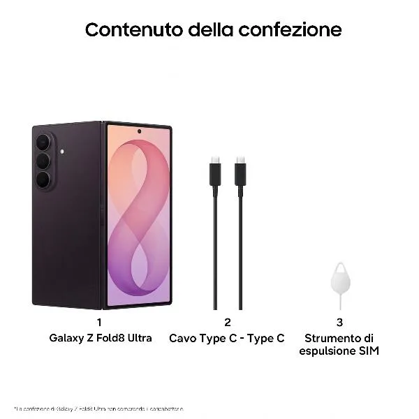 Samsung Galaxy FOLD8 Ultra 12+512GB Violet SM-F976BZVCEUE