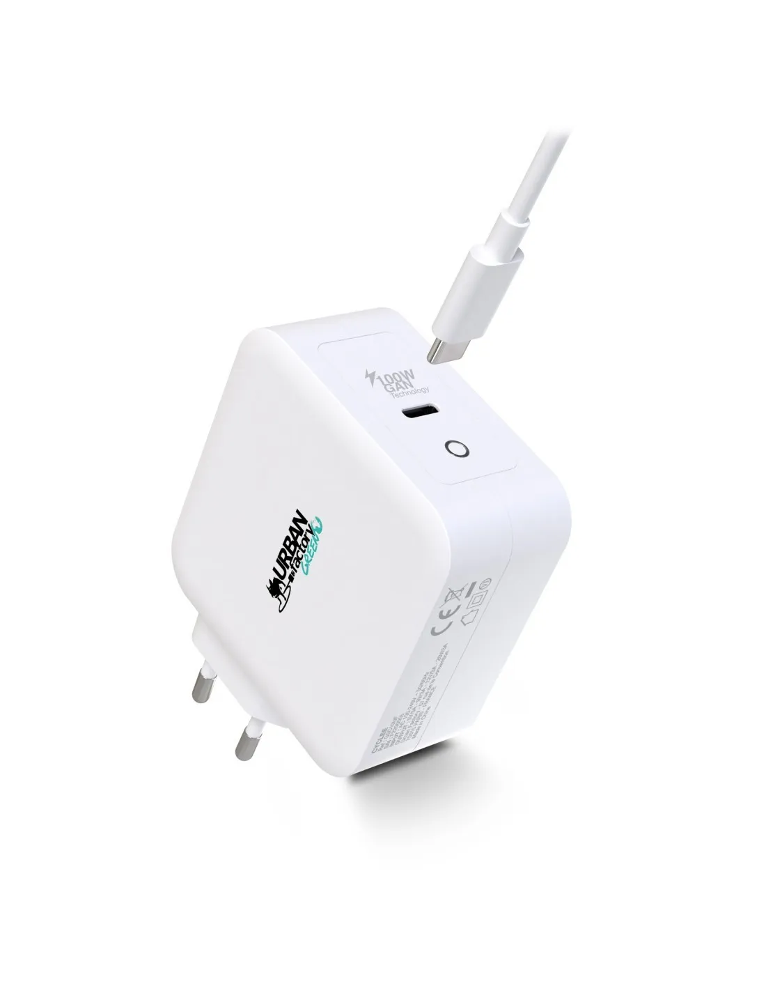 Urban Factory CYCLEE Computer portatile Smartphone Tablet Bianco AC Interno