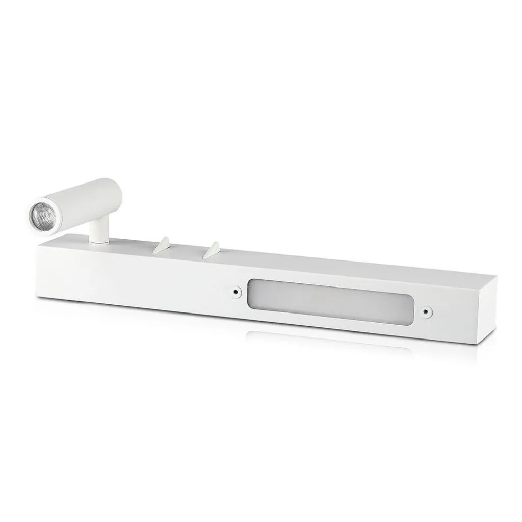 V-TAC Applique da Hotel per Lettura con 2 LED 3W e 6W Colore Bianco 3000K