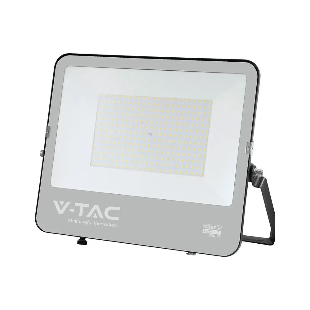 V-TAC PRO Faro LED SMD Chip CREE 200W 185LM/W Cavo 1m Nero 6500K IP65