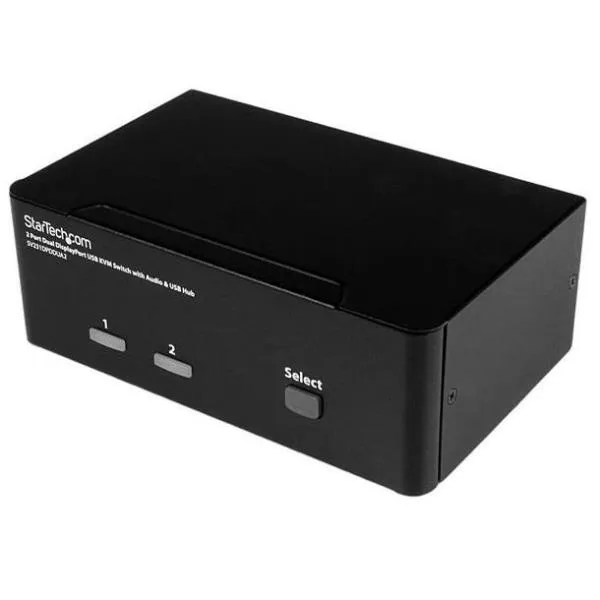 Startech Switch Kvm A 2 Porte Displayport Per Doppio Monitor - 4k 60hz SV231DPDDUA2