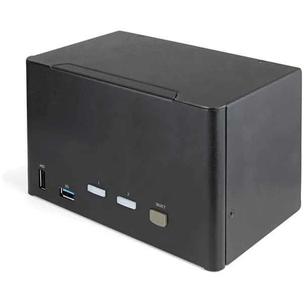 Startech Switch Kvm Displayport 2 Porte Con Quadruplo Monitor Dp 1.2 SV231QDPU34K