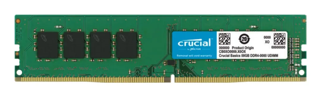 Crucial CB8GU3200 memoria 4 GB 1 x 4 GB DDR4 3200 MT/s