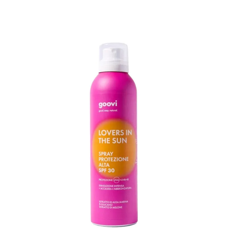 Goovi Goovi Crema Solare Spray Corpo - Protezione SPF30 Lovers in the Sun - 200 ML