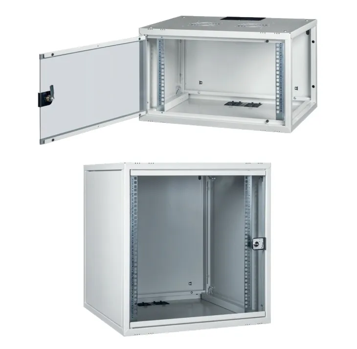 Armadio Rack 19 6U Profondita' 600 Mm Da Assemblare Grigio Disassemblato Serie Eavi