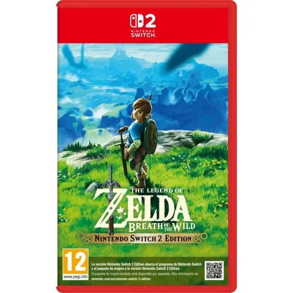 Videogioco Nintendo Zelda Breath Of The Wild per Nintendo Switch Console 2 - Genere Avventura/Mondo aperto/Azione - PEGI 12