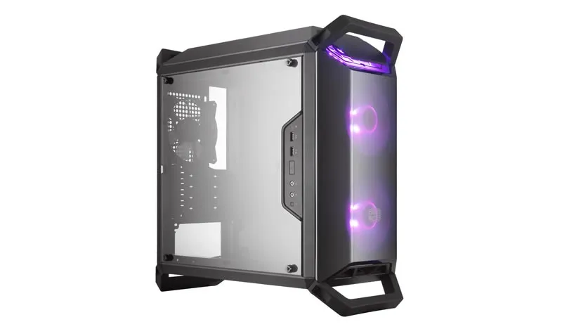 Case Mid-Tower No Psu Masterbox Q300P 2Usb3 Black Window Plastic
