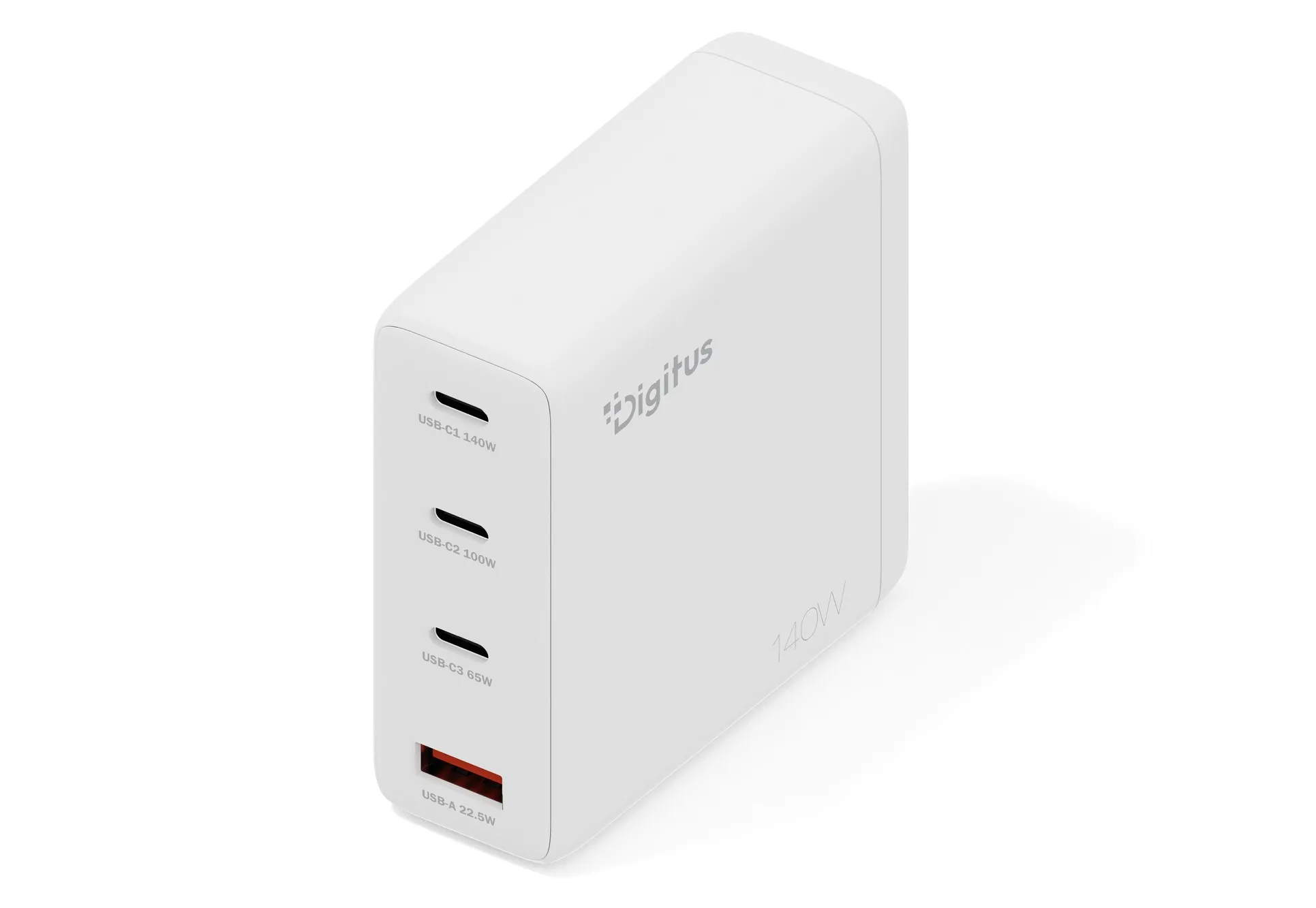 Caricatore Usb Gan 140W 3X Usb-C 1X Usb-A