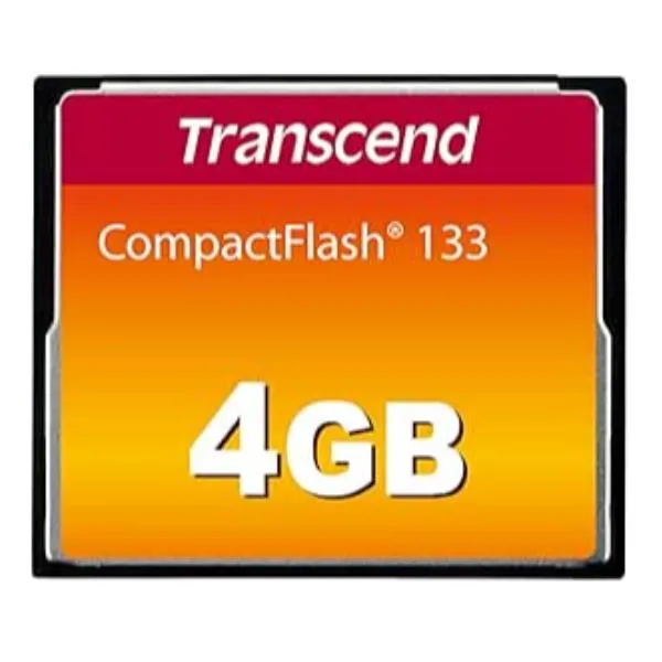 Transcend 4GB Cf Card (133X) TS4GCF133