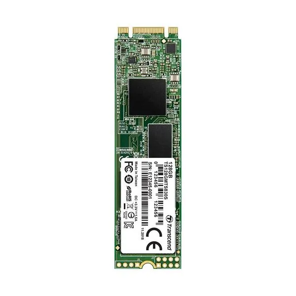 Transcend 128GB M.2 2280 SSD SATA3 B+m Key Tlc TS128GMTS830S