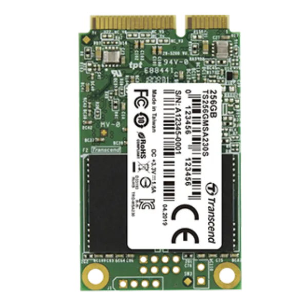 Transcend 256GB Msata SSD SATA3 3D Tlc TS256GMSA230S