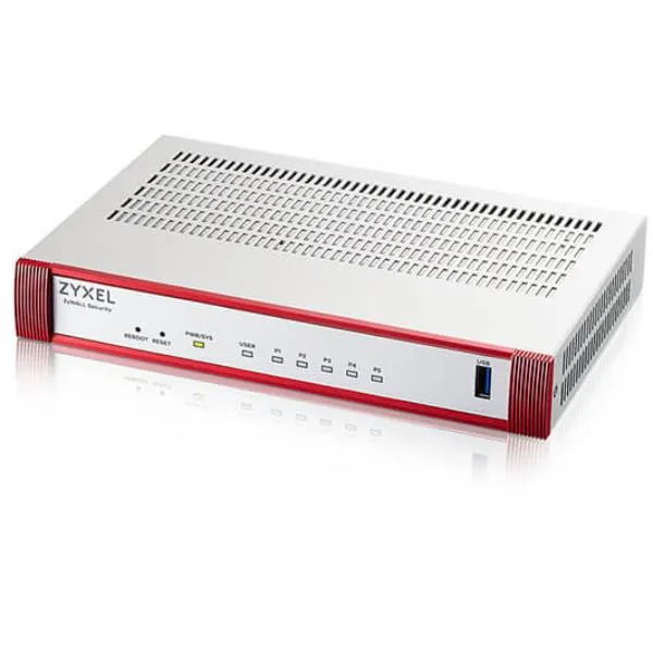 Zyxel Usgflex Security Gateway 50HP. Porte WAN/LAN: 1XGBE POE 30W 4XGBE. 2 Gbps Firewall Throughput. WAN Load BALANCING/FAILOVER. Vpn: 20 Ipsec USGFLEX50HP-EU0102F