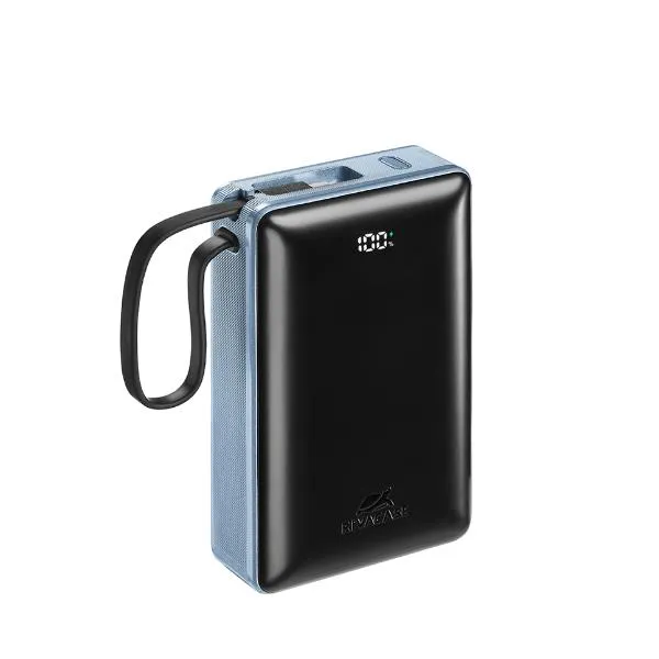 Rivacase VA1097 20000 Mah Eu Pd 65W Power Bank With Built-In Cable For Laptops 12/24 VA1097