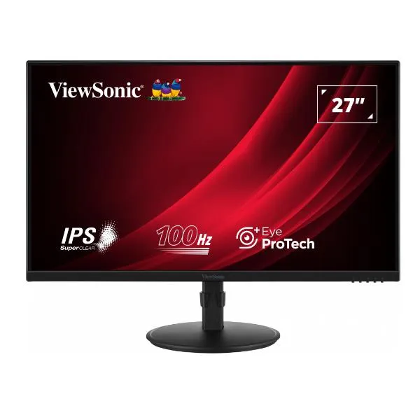 Viewsonic 27 FHD Superclear Ips LED Monitor With Vga Hdmi Dipsplayport Speakers And Full Ergonomic Stand VG2708A-MHD