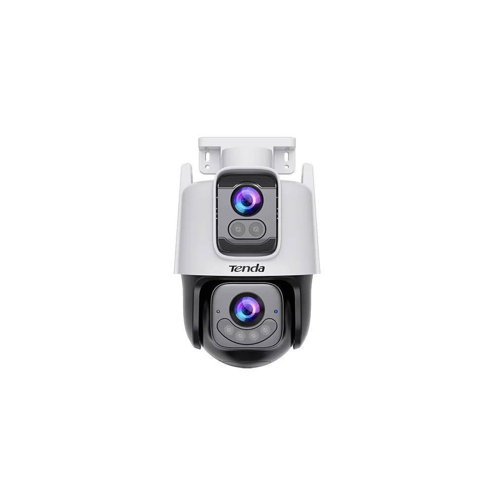 Tenda Wi-Fi Camera 6MpDual-Lens Linkage Wi-Fi6 Outdoor Full Color Pan-Tilt Wall Mount