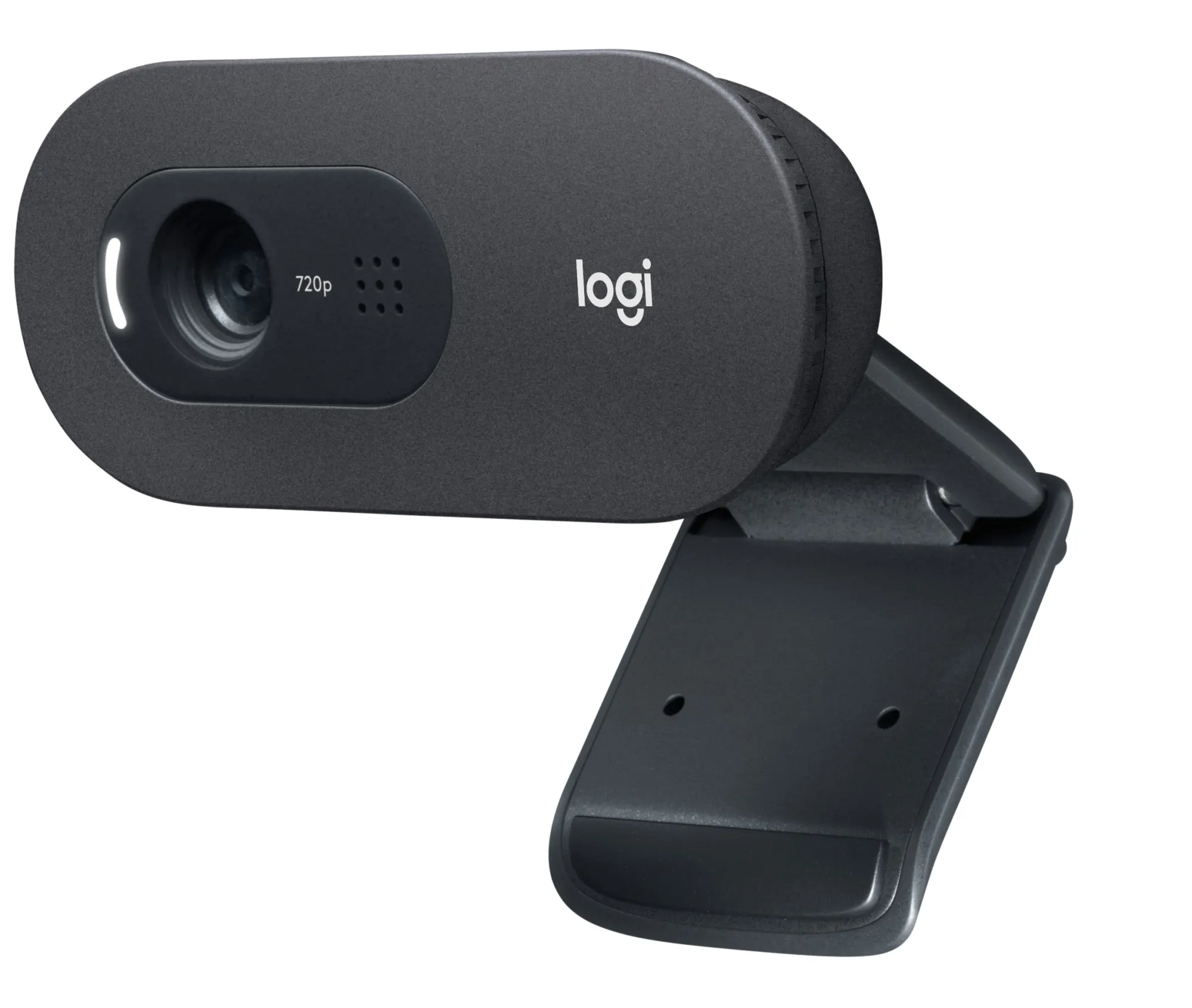Logitech C505 Webcam HD - Videocamera USB Esterna 720p HD per Desktop o Laptop con Microfono a Lunga Portata Compatibile con PC o Mac