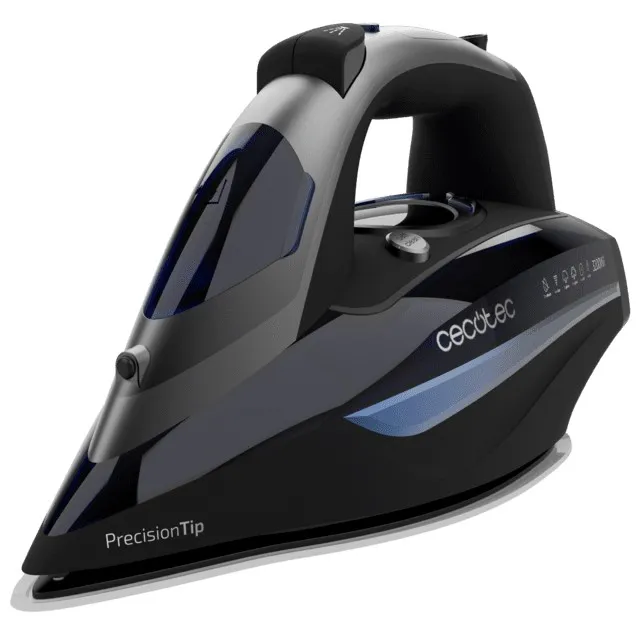 Cecotec IronHero 3200 i-Pump Absolute Ferro a vapore Piastra anodizzata ultra-scorrevole Turbo Pro 3200 W Nero Blu